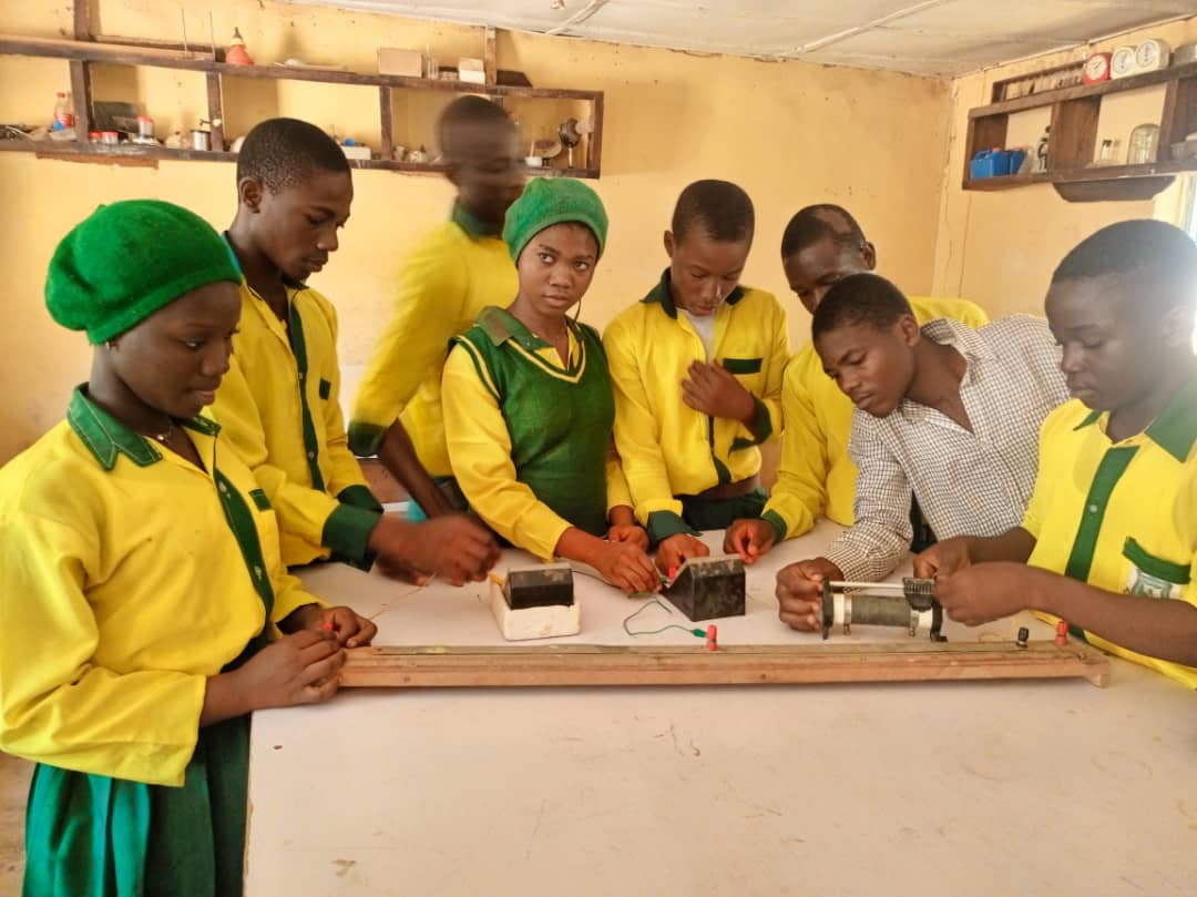 Students participating in lab session
